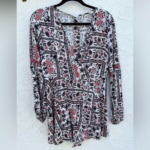 Roxy printed shorts romper